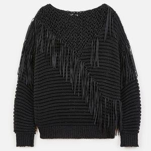 Stella McCartney crochet fringe sweater